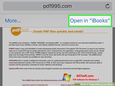 Ekrānuzņēmums Pdf995 Windows 7
