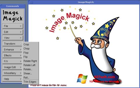 Ekrānuzņēmums ImageMagick Windows 7