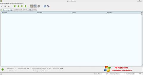 Ekrānuzņēmums JDownloader Windows 7