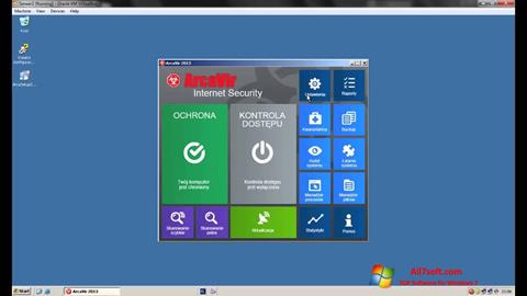 Ekrānuzņēmums ArcaVir Windows 7