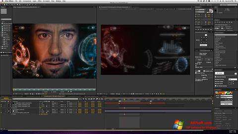 Ekrānuzņēmums Adobe After Effects Windows 7