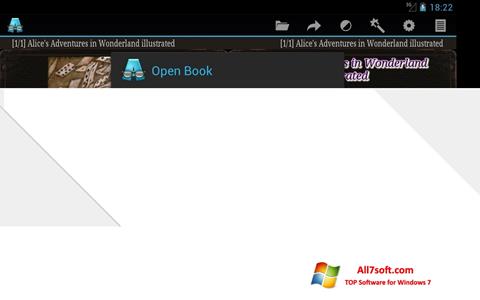 Ekrānuzņēmums AlReader Windows 7