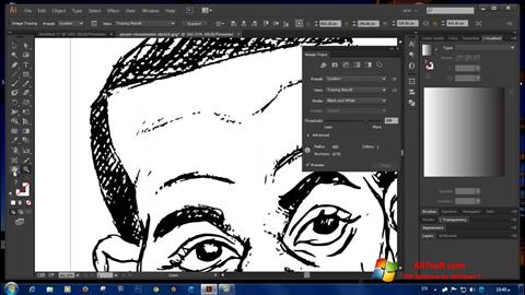 Ekrānuzņēmums Adobe Illustrator CC Windows 7