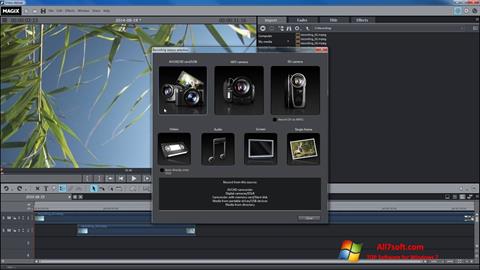 Ekrānuzņēmums MAGIX Movie Edit Pro Windows 7