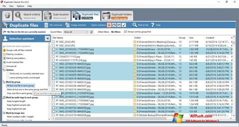 Ekrānuzņēmums Duplicate Cleaner Windows 7