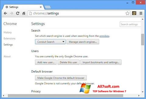 Ekrānuzņēmums Chrome Cleanup Tool Windows 7
