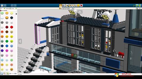 Ekrānuzņēmums LEGO Digital Designer Windows 7