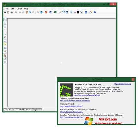 Ekrānuzņēmums Greenshot Windows 7