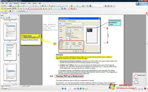 Ekrānuzņēmums PDF-XChange Viewer Windows 7