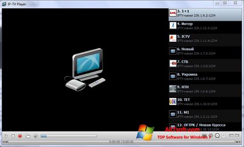 Ekrānuzņēmums IP-TV Player Windows 7