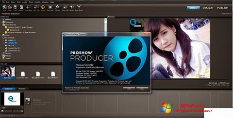 Ekrānuzņēmums ProShow Producer Windows 7