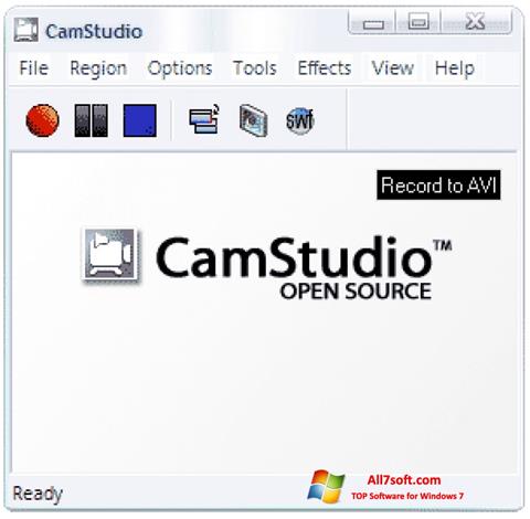 Ekrānuzņēmums CamStudio Windows 7