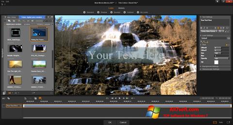 Ekrānuzņēmums Pinnacle Studio Windows 7