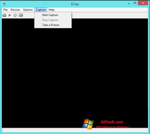Ekrānuzņēmums ECap Windows 7