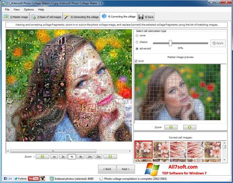 Ekrānuzņēmums Photo Collage Maker Windows 7