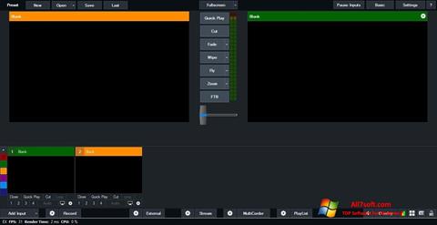 Ekrānuzņēmums vMix Windows 7