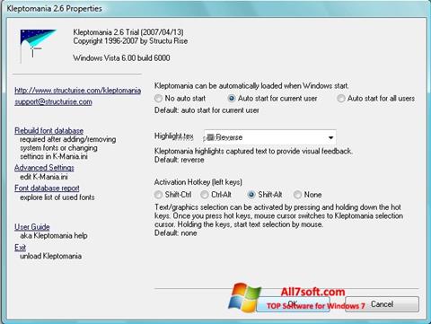 Ekrānuzņēmums Kleptomania Windows 7
