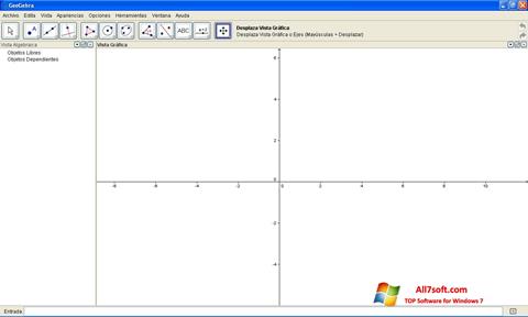 Ekrānuzņēmums GeoGebra Windows 7