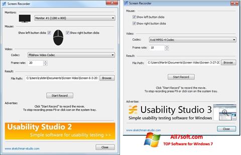 Ekrānuzņēmums Rylstim Screen Recorder Windows 7