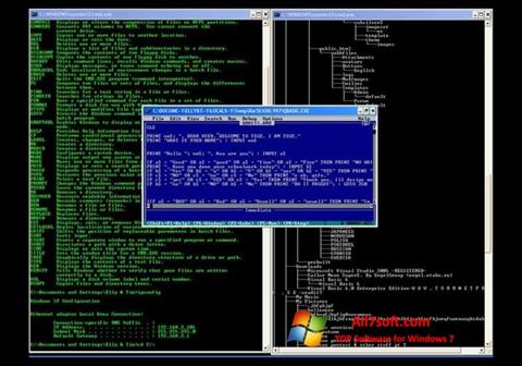 Ekrānuzņēmums QBasic Windows 7