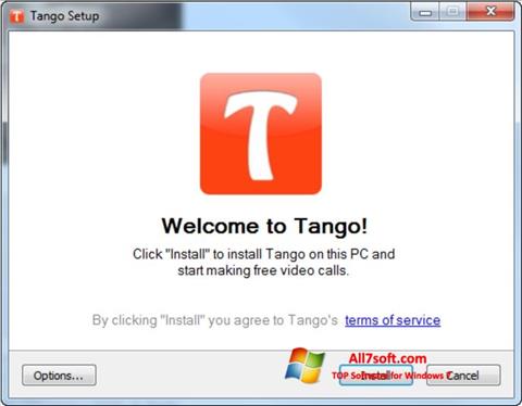 Ekrānuzņēmums Tango Windows 7