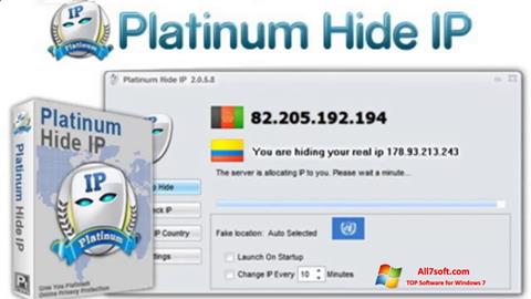 Ekrānuzņēmums Hide IP Platinum Windows 7
