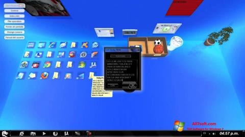Ekrānuzņēmums Real Desktop Windows 7