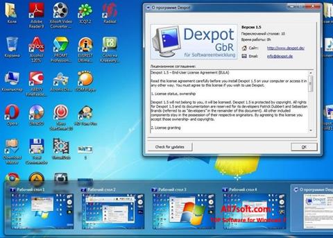 Ekrānuzņēmums Dexpot Windows 7
