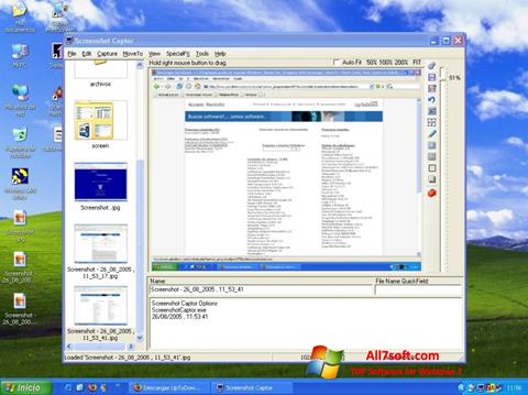Ekrānuzņēmums Screenshot Captor Windows 7