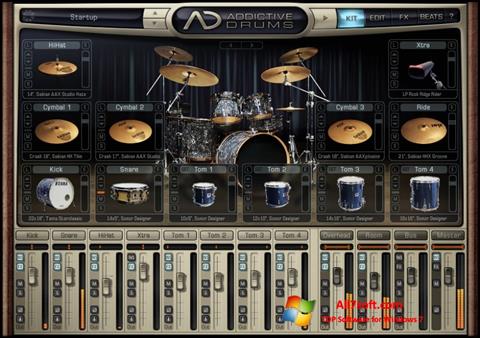 Ekrānuzņēmums Addictive Drums Windows 7