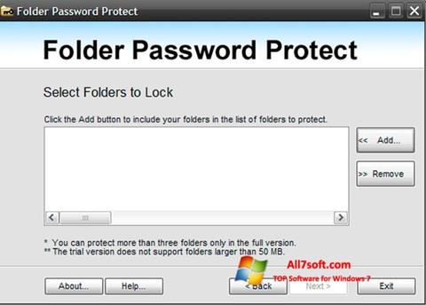 Ekrānuzņēmums Password Protect USB Windows 7