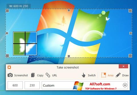 Ekrānuzņēmums ScreenShot Windows 7