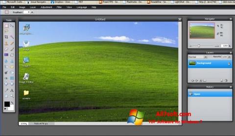 Ekrānuzņēmums LightShot Windows 7