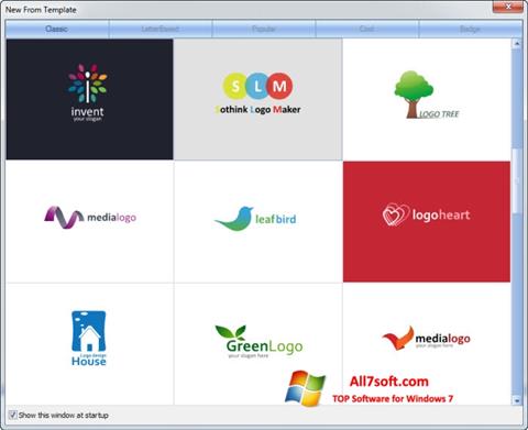 Ekrānuzņēmums Sothink Logo Maker Windows 7